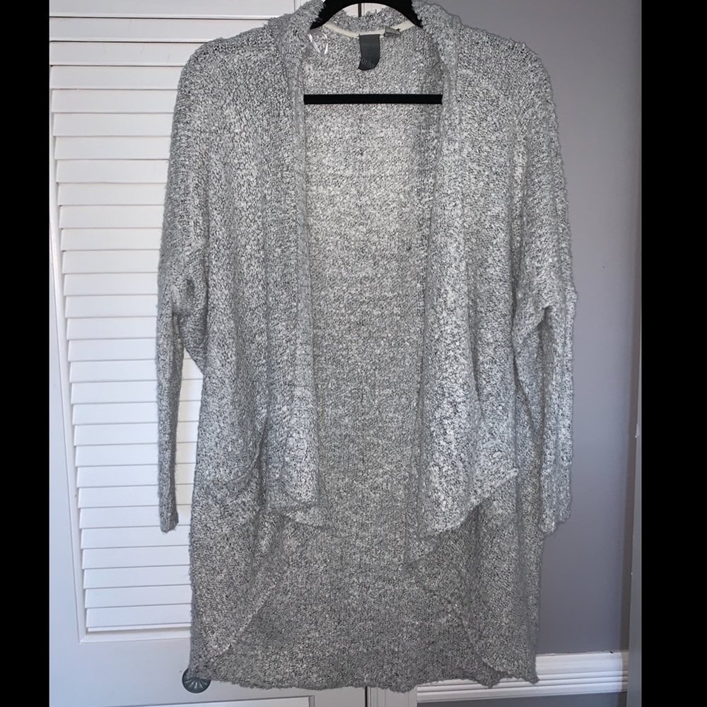 Gray Cardigan.